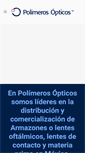 Mobile Screenshot of polimerosopticos.com